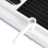 ABS Shower Rod Storage Shelf with Drip Tray Practical Bathroom Organizer 12