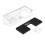 ABS Shower Rod Storage Shelf with Drip Tray Practical Bathroom Organizer 2