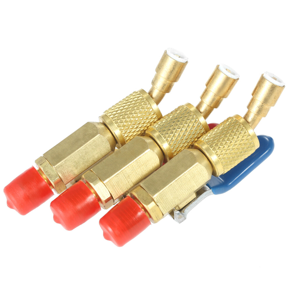 Universal Refrigerant Shut Valve R410a R134a 1/4" Copper In 3 Colors 4361362980000