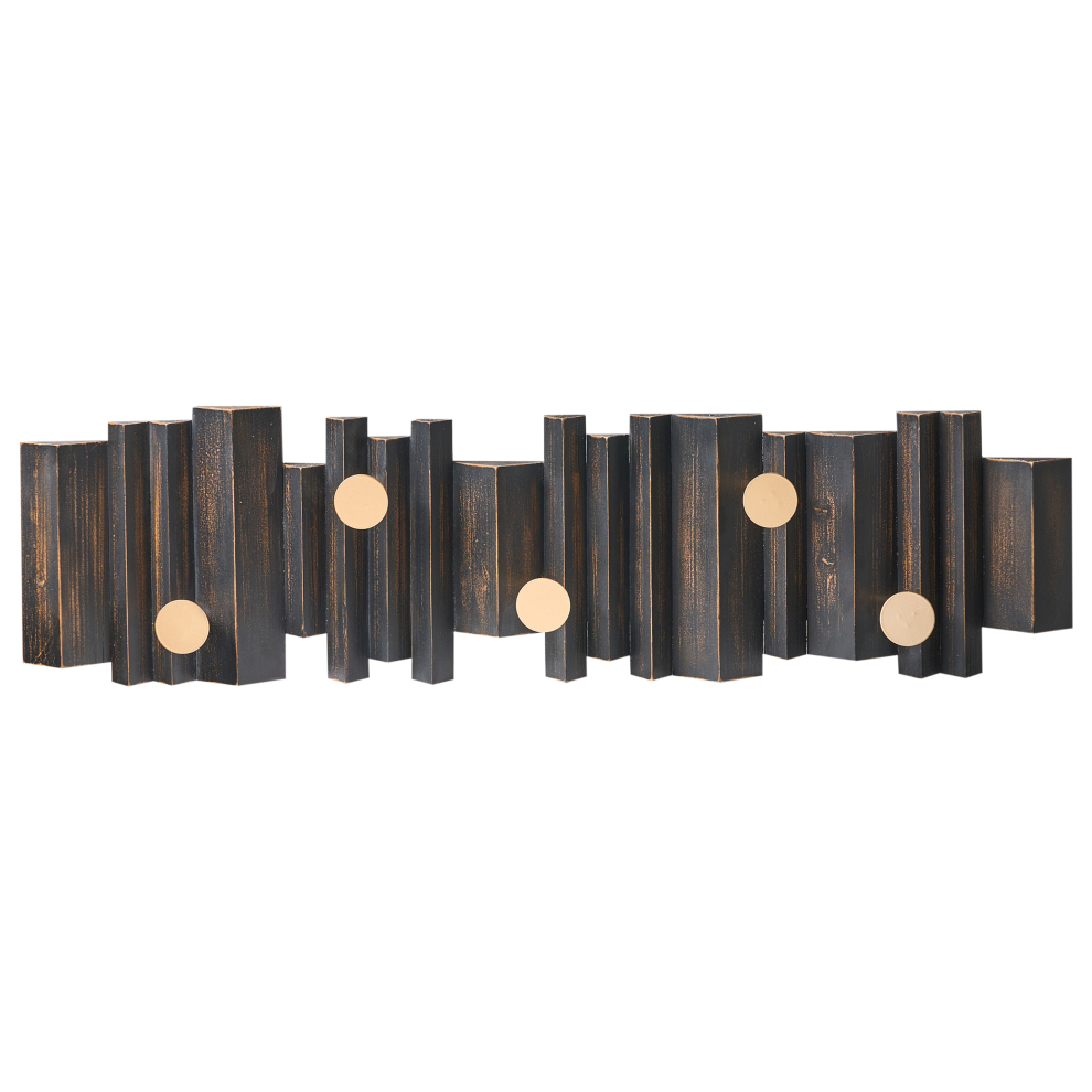 Wall Mounted Coat Rack ZILLAH Black-image-OPC-PJ5B5TB-NEW