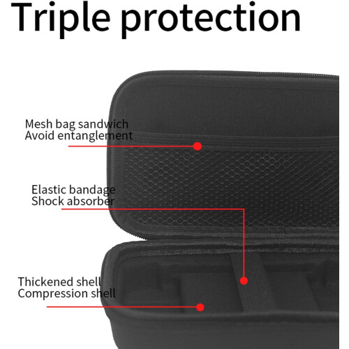 Protective Hard Carrying Bag Shockproof Spillproof Storage Case Antifall Compatible With Cube Remote Player 2