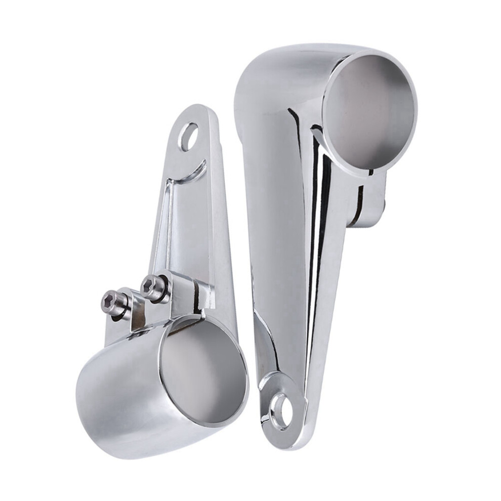 Universal Chrome Headlight Mount For 35Mmâ41Mm Motorcycle Fork Tubes 8031362981791