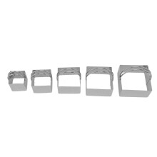 Emporte-pièces en acier inoxydable, filtre à café réutilisable en acier inoxydable pour la pâtisserie, ustensiles de cuisine, moules à biscuits