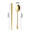 Ανθεκτικά κορεάτικα chopsticks και κουτάλια, γυαλισμένο ανοξείδωτο ατσάλι με 2