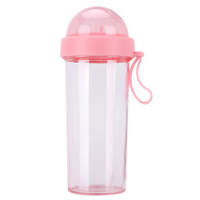 Tazza creativa per sport all'aria aperta, viaggi, ecc., design a prova di perdite, coperchio impermeabile in silicone, borraccia portatile a doppio