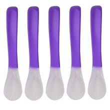 Weiche Silikon-Babylöffel, ideal für Partys der Kleinen, zahnfleischfreundliches Design mit wiederverwendbaren Löffeln, sicheres BPA-freies