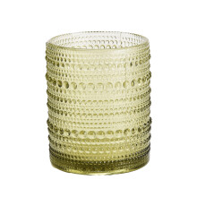 Set di bicchieri vintage, bicchieri con decorazione a rilievo e confezione regalo creativa, elegante collezione di bicchieri per uso quotidiano e