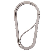 Titaniumlegierung Karabiner-Schlüsselanhänger, 25 kg Belastbarkeit, 5,5x3 cm, Farboptionen