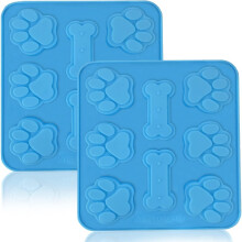 Moules en silicone multifonctionnels, parfaits pour confectionner des friandises pour chiens ou des desserts artisanaux, antiadhésifs et résistants