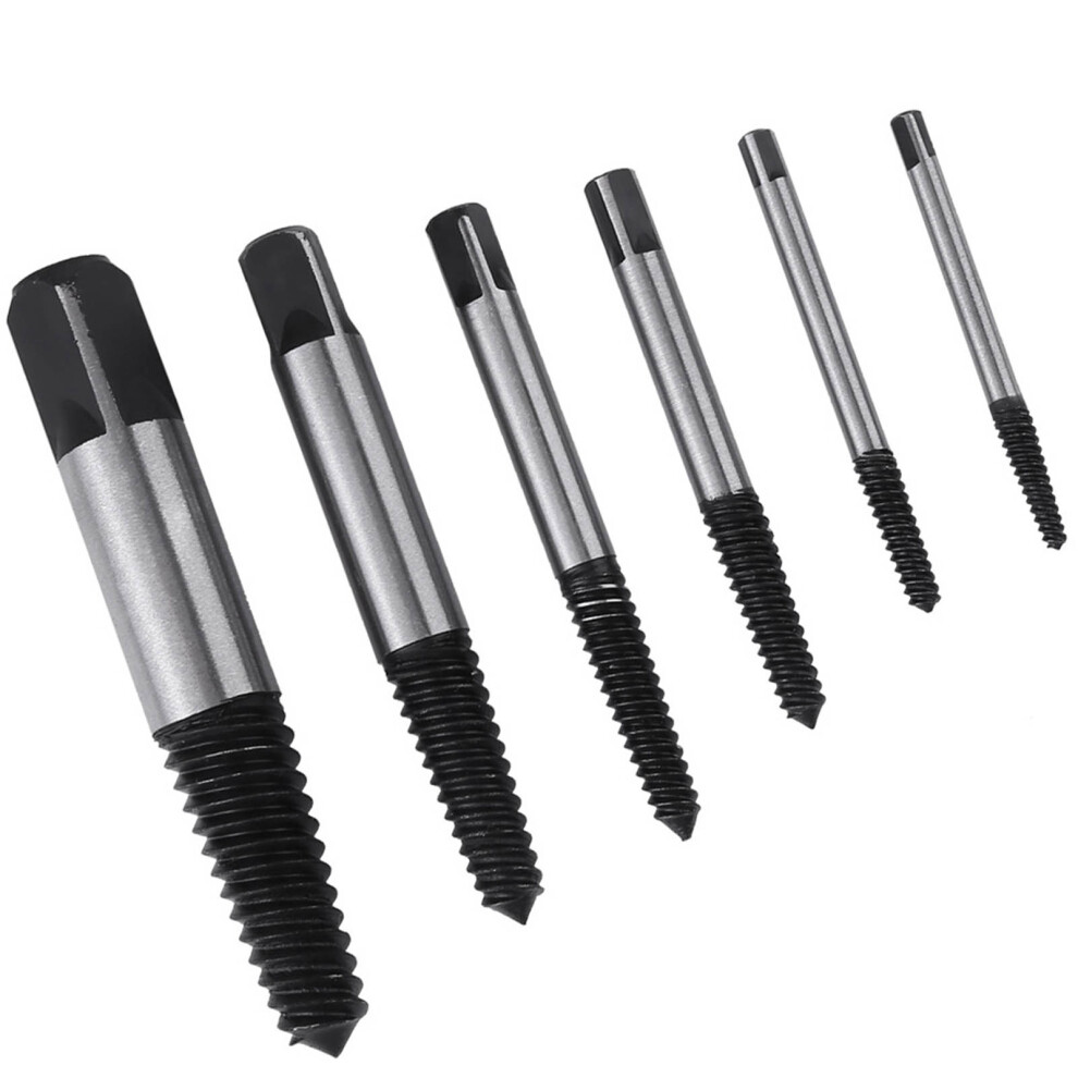 6Pcs Hss Screw Extractor Set High Hardness For Damaged Bolts Removal 8471362982389