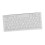 Compact White 78 Keys USB Wired Keyboard Ultra Thin for PC & Notebook 15