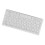 Compact White 78 Keys USB Wired Keyboard Ultra Thin for PC & Notebook 6