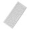 Compact White 78 Keys USB Wired Keyboard Ultra Thin for PC & Notebook 10