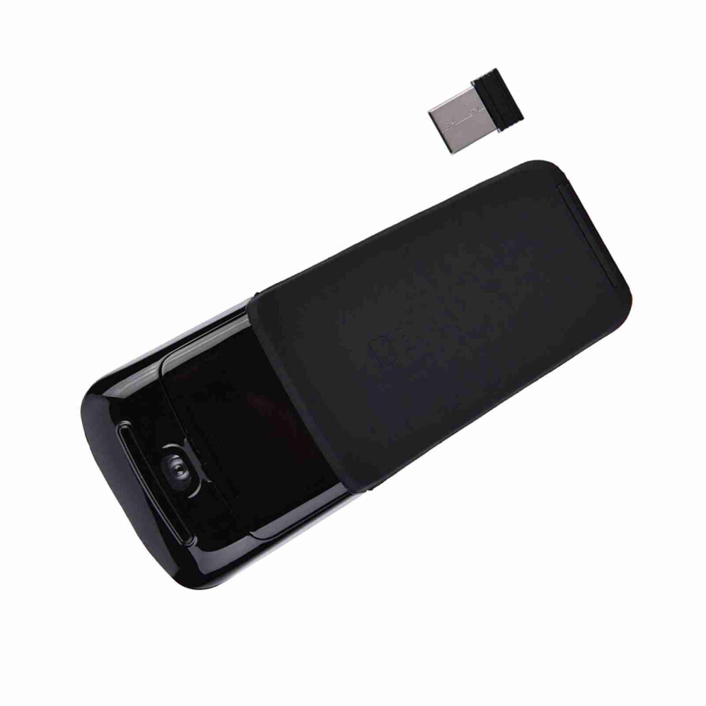 2.4Ghz Foldable Wireless Arc Touch Mouse Usb Receiver For Pc & Notebook Black 7901362984072