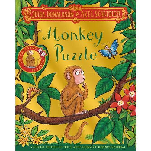 Monkey Puzzle 25th Anniversary Edition by Julia Donaldson Paperback Bo