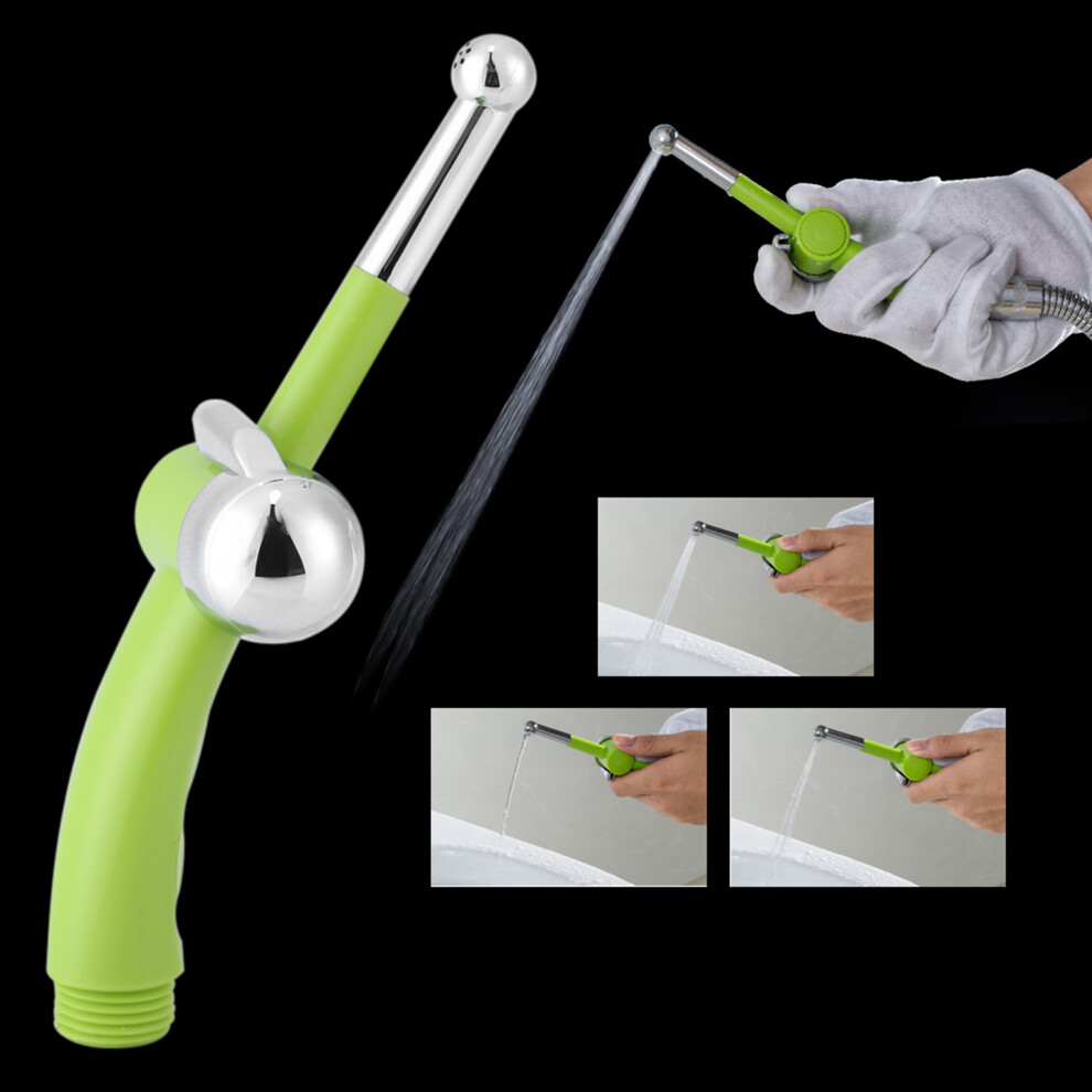 Bathroom Handheld Bidet Spray Nozzle Green, G1/2, 74X160mm 8771362986487
