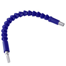 Flexible 1/4" Sechskant-Schaftverlängerung mit Schlangenumdrehung für Schraubendreher, Blau