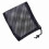 Washable Black Nylon Mesh Golf Ball Holder Bag with Drawstring M 9