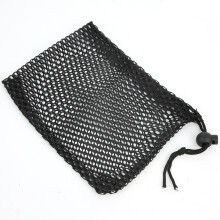 Schwarze Nylon-Netz-Golfballtasche 13*17cm S (10 Bälle)