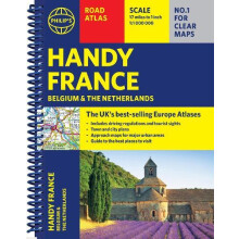 Philips Handy Road Atlas France Belgium and The Netherlands by Philips