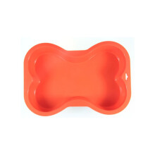 Stampo in silicone a forma di osso, versatile per torte di compleanno a tema cani, con superficie antiaderente per un facile sformamento, in silicone
