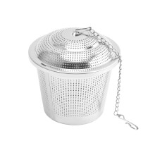 Passoire à thé en acier inoxydable à mailles fines, infuseur à thé, boule à épices, filtre réutilisable pour thé et épices en vrac.