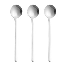 Elegante Trinkgeschirr-Basics, Rührlöffel aus Edelstahl mit langem Griff, hochwertiges Material für den täglichen Gebrauch, ideales Geschenk für