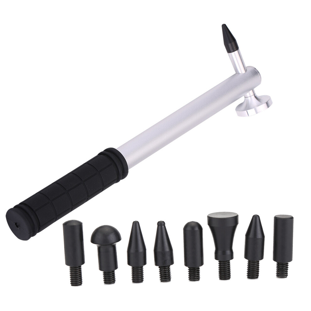 Car Body Paintless Dent Repair Hammer 8 Heads Aluminium Alloy Knockdown Tool-image-OPC-PN5Q8GB-NEW