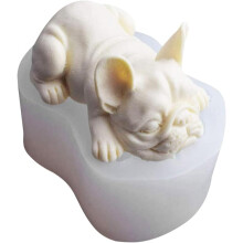 Mucegai din silicon Elegant3D Bulldog, instrumentul suprem pentru creație, aparat de mousse cu fondant de aromă, mucegai de ciocolată DIY, mucegai