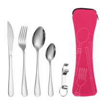 Elegantes Esslöffel-Set, robustes Edelstahlbesteck im klassischen Stil, wiederverwendbar und rostfrei, maschinenwaschbar für mühelose Reinigung