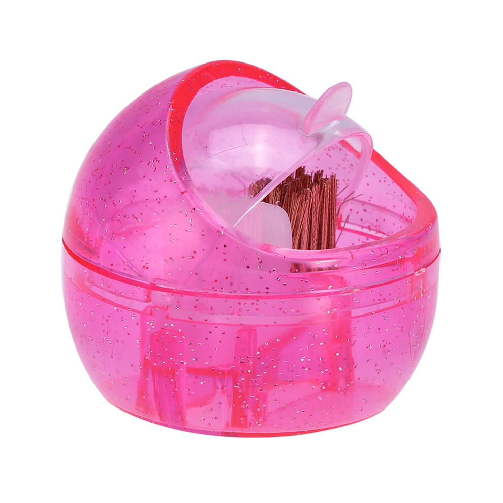 Pink Mini Nail Drill Brush Dust Cleaner Box, 5Cm