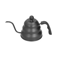 Hervidor de acero inoxidable con cuello de cisne para verter café, protección para puerto de carga de vehículos eléctricos, diseño ergonómico,