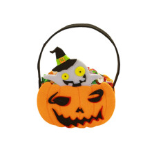 Kids Halloweens Candy Bag Reusable Pumpkin Designs Portable-5