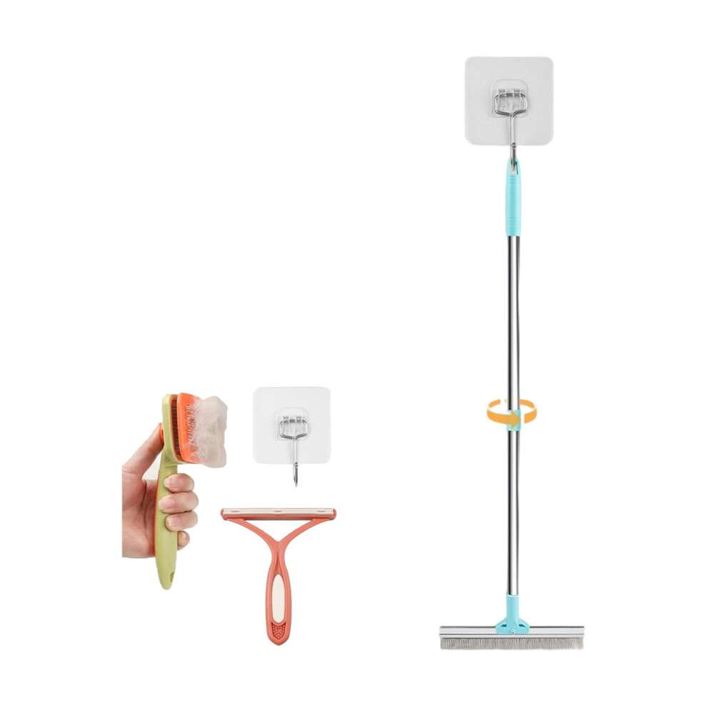 Adjustable Handle Carpet Rakes for Efficient Pet Hair Removal