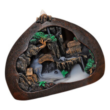 Mountain Backflow Incenses Holders-Listening to the rai