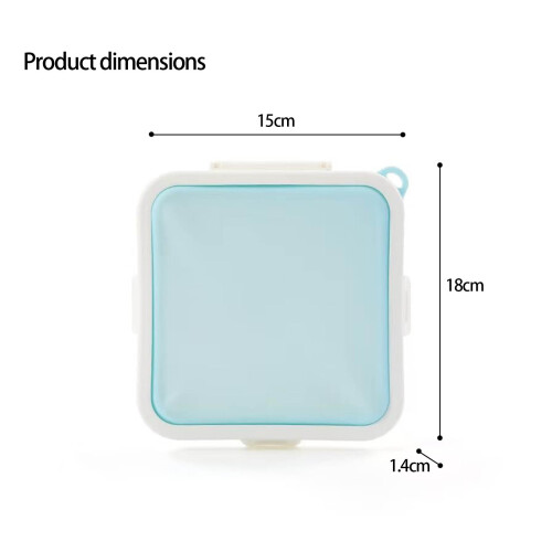 Recyclable Sandwich Bread Supervisor Box with Tight Lid-Yellow 2