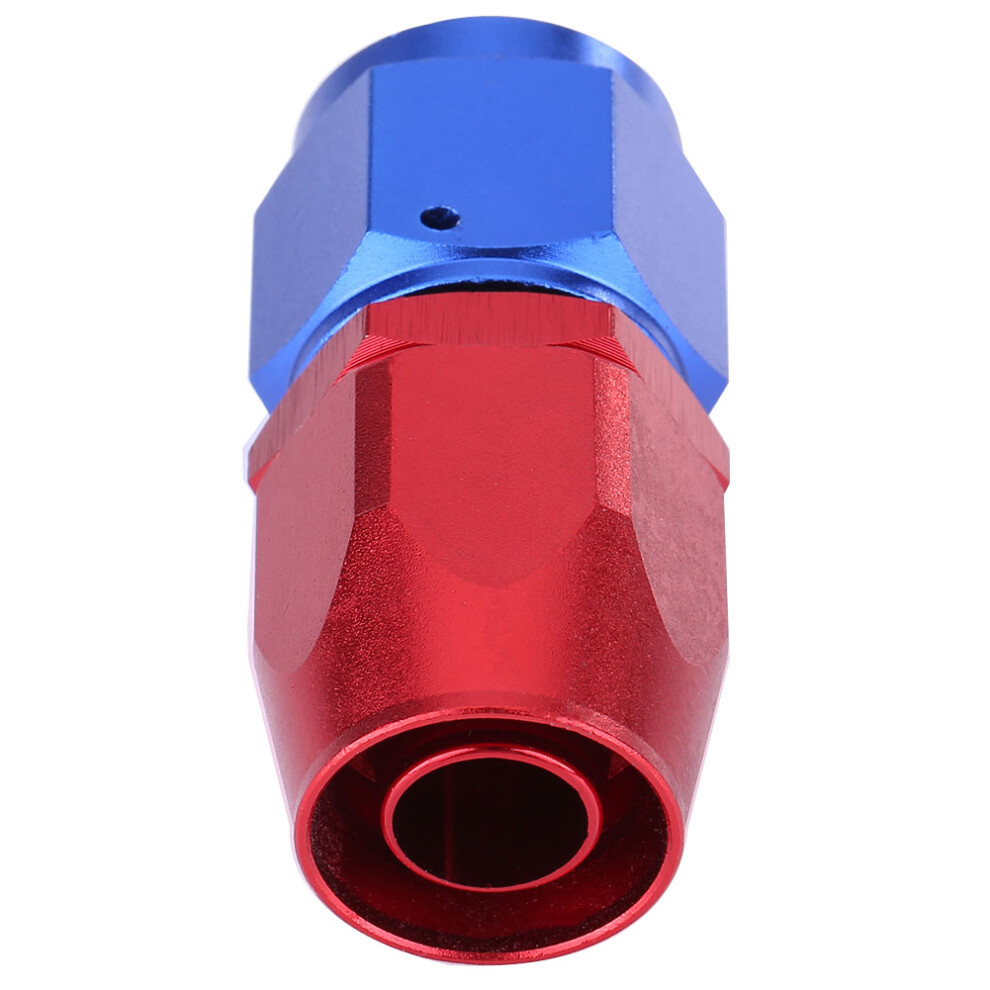 An10 Fuel Line Hose End Swivel Fitting Oil Cooler Adapter Anodized 0 Blue/Red 9451362989587