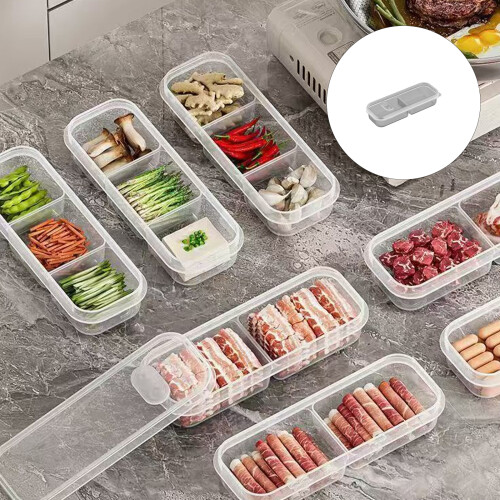Divided Food Container Dishwasher Safe Stacking Box-1 2