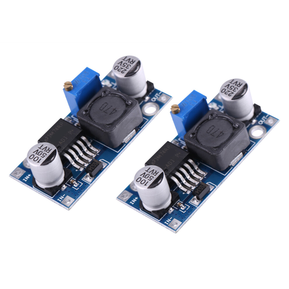 2Pcs Adjustable Dc-Dc Buck Converter Modules 3A 3.2V-35V To 1.25V-35V 9451362990125