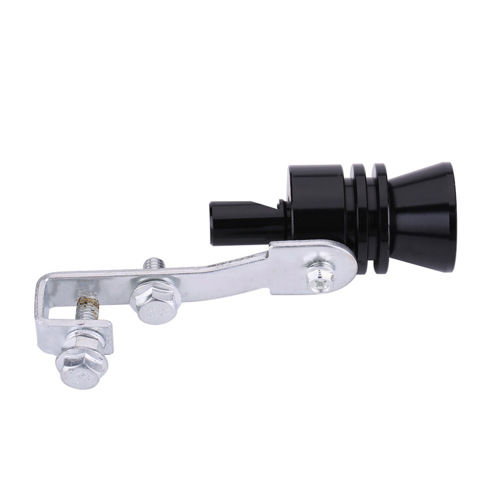 Car Turbo Sound Muffler Exhaust Whistle Auto Blow Off Valve L Black 4621362990073