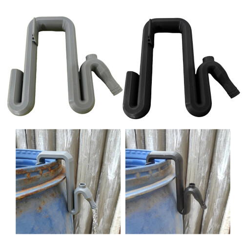 Priming Siphoning Hose Overflow Pipe Auto Drain Fill-Gray 2