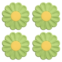 Silikon-Topfuntersetzer, rutschfest und langlebig, in Blumenform, für moderne Tisch- und Arbeitsplatten, schützt heiße Speisen und Geschirr.