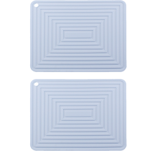 Hitzebeständiger Silikon-Untersetzer, rutschfeste, flexible Matte, ideal zum Schutz von Oberflächen vor heißen Töpfen, lebensmittelechtes