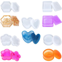 Silikon-Schmuckgießformen, innovative Harzkreationen für liebevoll gestaltete DIY-Geschenke, perfekt für Untersetzerformen, Schmuckaufbewahrung