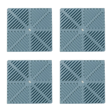 Covoraș protector inovator pentru chiuvetă, design concav-convex pentru economisire de spațiu și drenaj, covoraș din silicon gros și durabil,