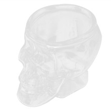 Sticlă premium cu craniu borosilicat, cu ochi realiști și coadă cu zbaturi, cu vase transparente pentru decorarea rechizitelor de birou și