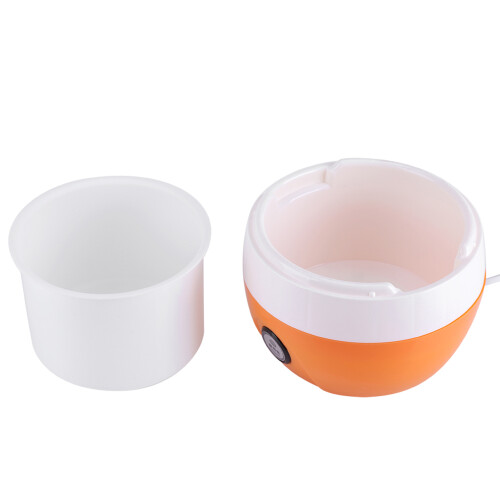1L Electric Yogurt Maker Machine, 15W, Orange, Easy DIY | Compact 2