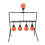 Rotating Metal Target System: 5 Shooting Targets with Stickers 7