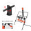 Rotating Metal Target System: 5 Shooting Targets with Stickers 6