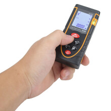 Handheld Laser Distance Meter 40m/60m/80m/100m, 25mm Accuracy, Self Calibration